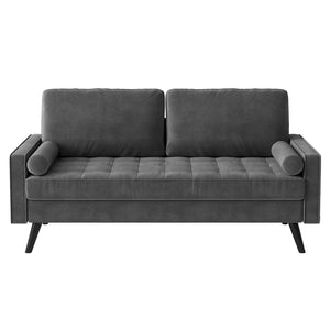 Brumback 69.7'' Velvet Square Arm Sofa