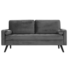 Load image into Gallery viewer, Brumback 69.7&#39;&#39; Velvet Square Arm Sofa
