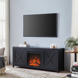 Bruner TV Stand for TVs up to 65" with Fireplace Included