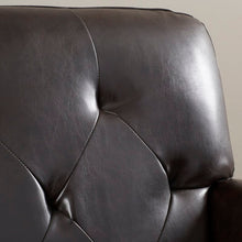 Load image into Gallery viewer, Brussels 35.83&quot; W Tufted Faux Leather Club Chair MRM117
