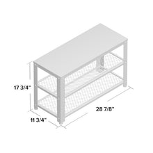 Load image into Gallery viewer, Bryce Shelves Storage Bench (210MM)
