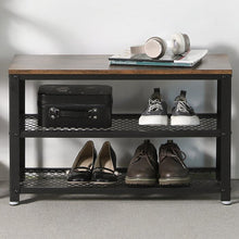 Load image into Gallery viewer, Bryce Shelves Storage Bench (210MM)
