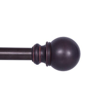Load image into Gallery viewer, 36&quot; - 66&quot; Bronze Bryce Standard Decorative Single Curtain Rod (SB587)
