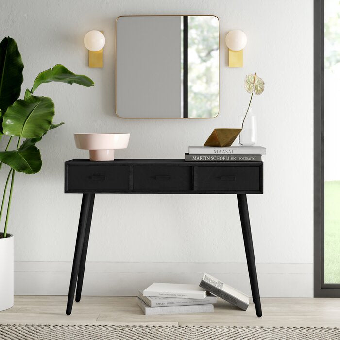 Black Brycon Console Table