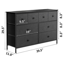 Load image into Gallery viewer, Bryken 8 Drawer 39.5&#39;&#39; W Storage Drawer
