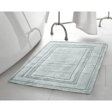 Load image into Gallery viewer, 21&quot; W x 34&quot; L Aqua Bryson Bath Rug
