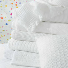 Load image into Gallery viewer, King Coverlet White Bubble 100% Cotton Reversible Modern &amp; Contemporary Coverlet / Bedspread
