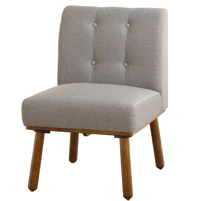 Bucci Slipper Chair, Color: Grey, #6413