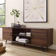 Load image into Gallery viewer, Dark Walnut Bulhary TV Stand for TVs up to 80&quot;
