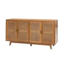 Load image into Gallery viewer, Walnut Burkburnett TV Stand for TVs up to 65&quot;
