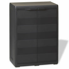 Load image into Gallery viewer, Burkholder 34&quot; H x 26&quot; W x 15&quot; D Garden Storage Cabinet Black(2574RR)
