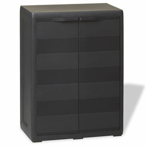 Burkholder 34" H x 26" W x 15" D Garden Storage Cabinet Black(2574RR)