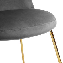 Load image into Gallery viewer, Grey Burleigh Velvet Side Chair (Set of 2) 2949AH

