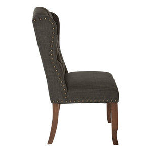 20.5"H Burlingame Tufted Wing Back Parsons Chair