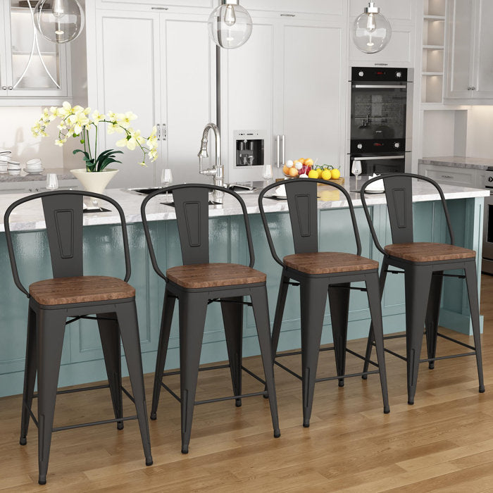 Burney Bar Stool (Set of 4)