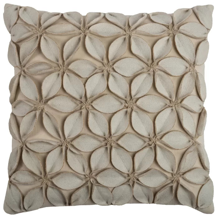 Burroughs Square Cotton Pillow Cover & Insert