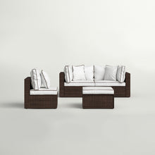 Load image into Gallery viewer, Burruss 84.5&#39;&#39; Wide Outdoor Reversible Patio Sectional with Cushions - 2 Boxes
