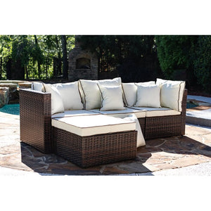 Burruss 84.5'' Wide Outdoor Reversible Patio Sectional with Cushions - 2 Boxes