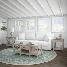 Load image into Gallery viewer, Key West End Table W/ Storage in Washed Gray 7698RR
