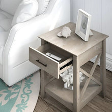 Load image into Gallery viewer, Key West End Table W/ Storage in Washed Gray 7698RR
