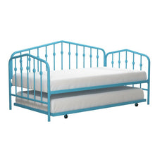 Load image into Gallery viewer, Bushwick Metal Daybed with Trundle, Twin/Twin
