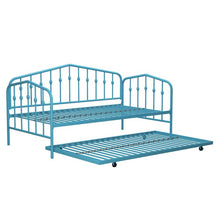 Load image into Gallery viewer, Bushwick Metal Daybed with Trundle, Twin/Twin
