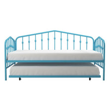 Load image into Gallery viewer, Bushwick Metal Daybed with Trundle, Twin/Twin
