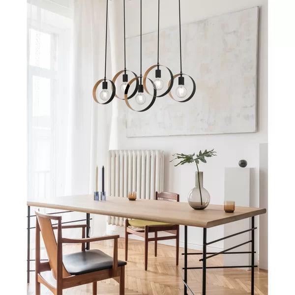Bynes 5 - Light Kitchen Island Linear Pendant