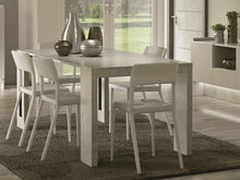 Load image into Gallery viewer, Casabianca Home Erika White Expandable Console Table 3135AH
