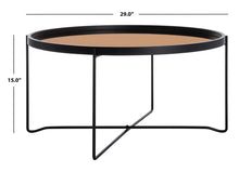 Load image into Gallery viewer, Ruby Copper Glass Coffee Table #945HW
