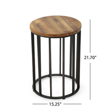 Load image into Gallery viewer, Cabo Acacia Solid Wood Side Table
