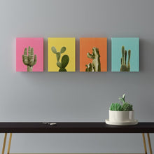 Load image into Gallery viewer, Cactus by Lila + Lola - 4 Piece Wrapped Canvas Graphic Art Print Set #1197HW
