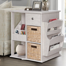 Load image into Gallery viewer, Cadarrah 24&#39;&#39; Tall Floor Shelf 3 - Drawer End Table
