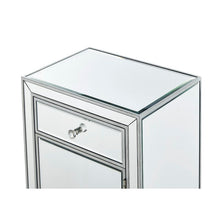 Load image into Gallery viewer, Antique Silver Cain 1 - Drawer Nightstand MRM3552

