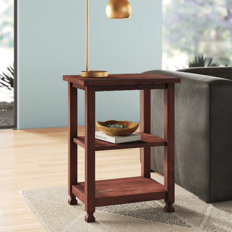 Cain Solid Wood End Table 2445CDR