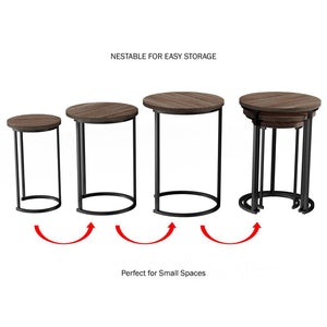 Caire 25'' Tall Frame Nesting  (Set of 3)