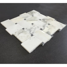 Load image into Gallery viewer, Calacatta Gold Basket Weave Mosaic Wall &amp; Floor Tile 5533RR (10 boxes)
