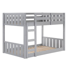 Load image into Gallery viewer, Calhan Twin Over Twin Solid Wood Standard Bunk Bed,
