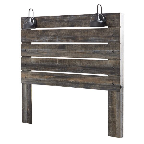 Cali Panel Headboard Queen Brown/Burnt Orange 3234RR