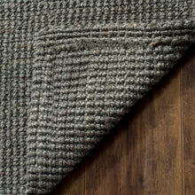 Load image into Gallery viewer, Calidia Handmade Handwoven Jute/Sisal Area Rug in Grey/Green, Rectangle 3&#39; x 5&#39;
