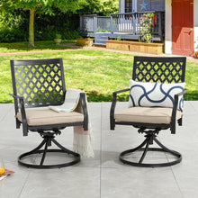 Load image into Gallery viewer, Callicles Swivel Patio Dining Chair with Cushion MRM3920
