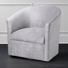 Load image into Gallery viewer, 29.75&quot; Calliope Upholstered Swivel Barrel Chair
