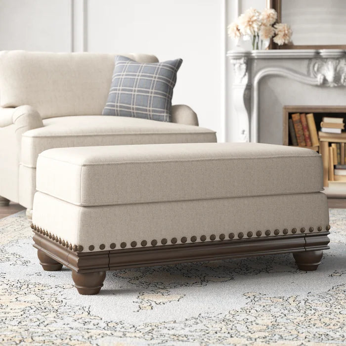 Calvert 43'' Wide Rectangle Standard Ottoman