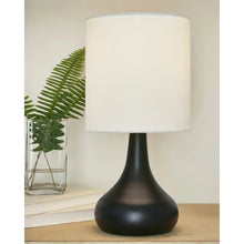 Load image into Gallery viewer, Camdale Metal Table Lamp - 7"W x 7"D x 15"H - Black MRM3632
