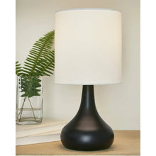 Load image into Gallery viewer, Camdale Metal Table Lamp - 7&quot;W x 7&quot;D x 15&quot;H - Black MRM3619
