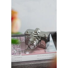 Load image into Gallery viewer, Silver Camera Sculpture
