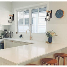 Load image into Gallery viewer, Cameron-Ryan Black Wall Sconce Industrial Wood Wall lighting fixture 1-Light - 2 Boxes
