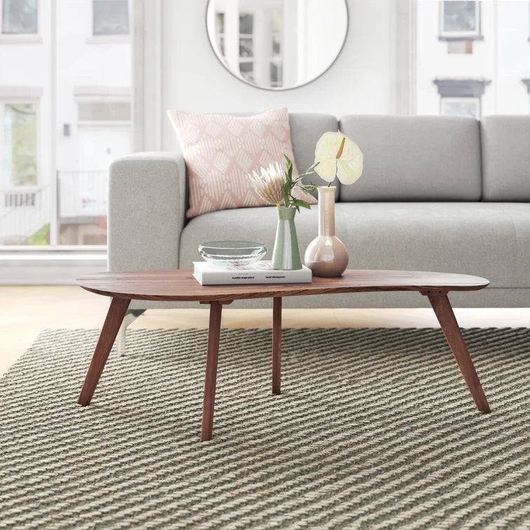 Walnut Campanelli 4 Legs Coffee Table