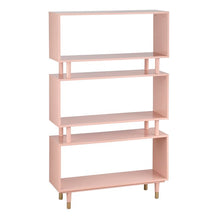Load image into Gallery viewer, Blush Pink Camylle 59.5&#39;&#39; H x 34.6&#39;&#39; W Standard Bookcase
