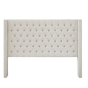 Queen Candice Upholstered Wingback Headboard MRM3709